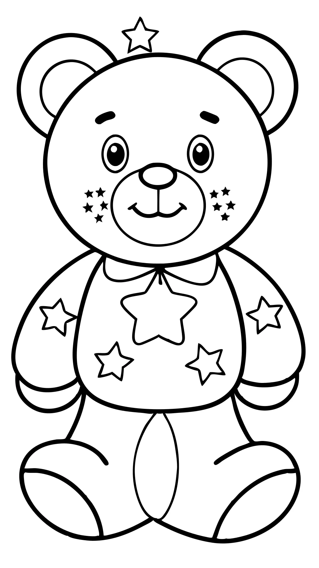 coloriages d’ours en peluche imprimables